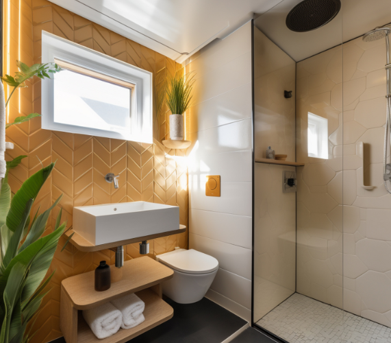 portable shower and toilet