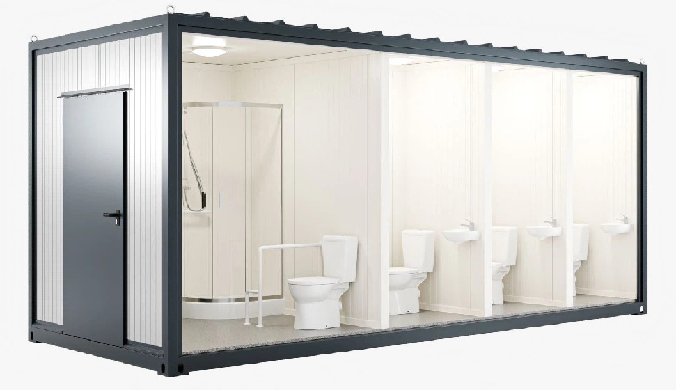 shipping container toilets in Dubai